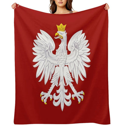 Polish Eagle Throw Blanket