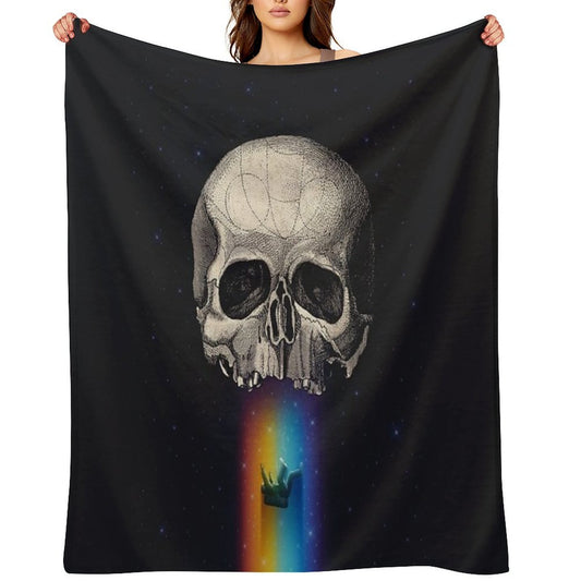Iridescent Oblivion Throw Blanket