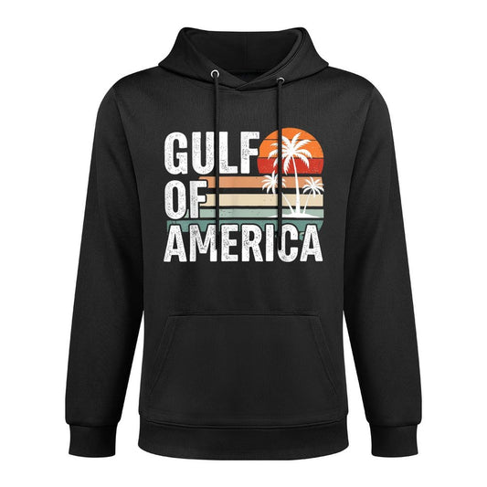 Retro Gulf of America Beach Coastal Vintage USA Adjustable Hood Hoodie