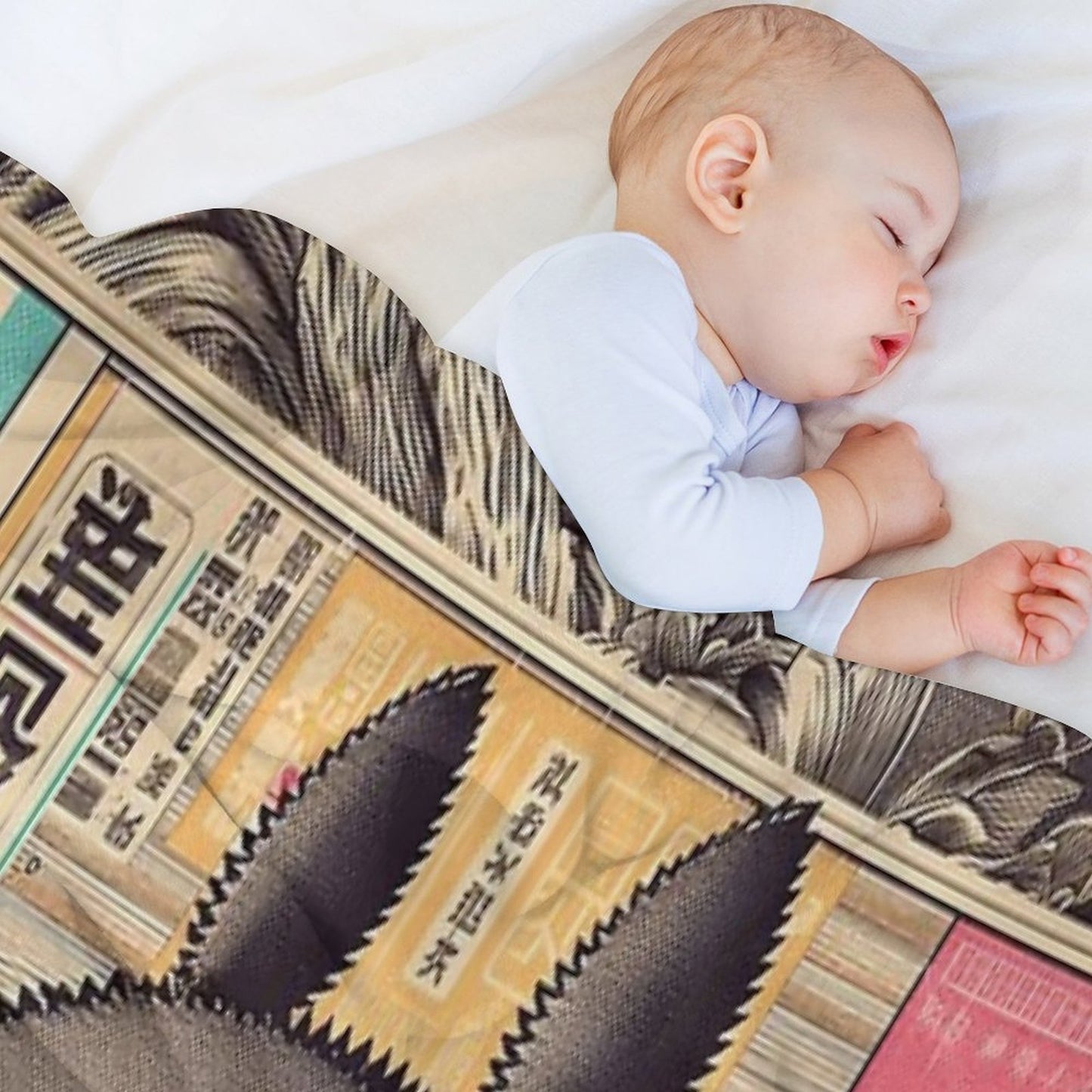 Vintage Japanese Poster Japanese Icon with Retro Charm Throw Blanket