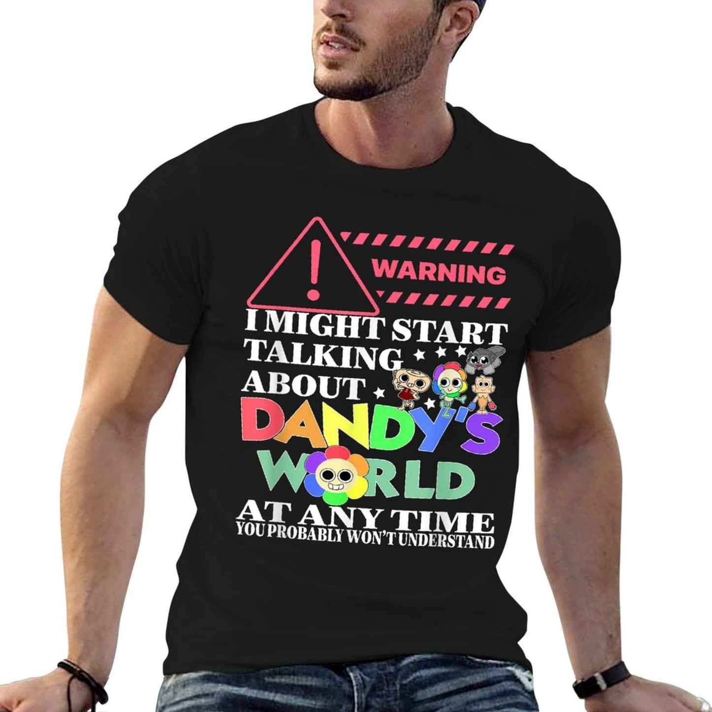Dandy's World Characters Funny For Men Women Kids  Relaxed-fit T-Shirt