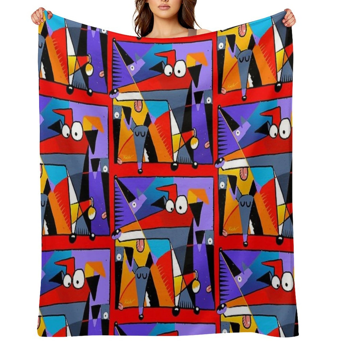 Derpism Throw Blanket