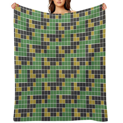 Wordle Grid Throw Blanket