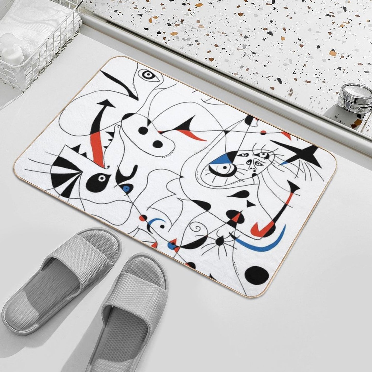 Joan Mirò #5 Bath Mat
