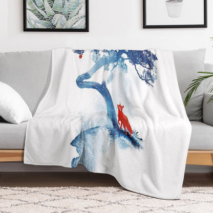 The Last Apple Tree Throw Blanket