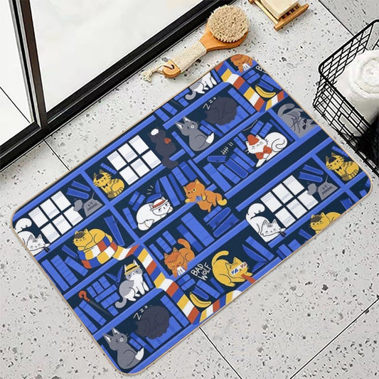 Library Box Who  Dirt-Trapping Bath Mat