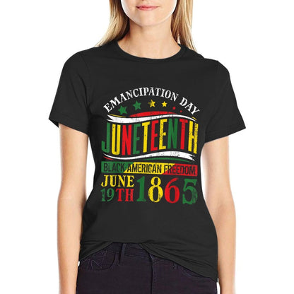 Juneteenth Black History Celebrating Black Freedom 1865  Breathable T-Shirt
