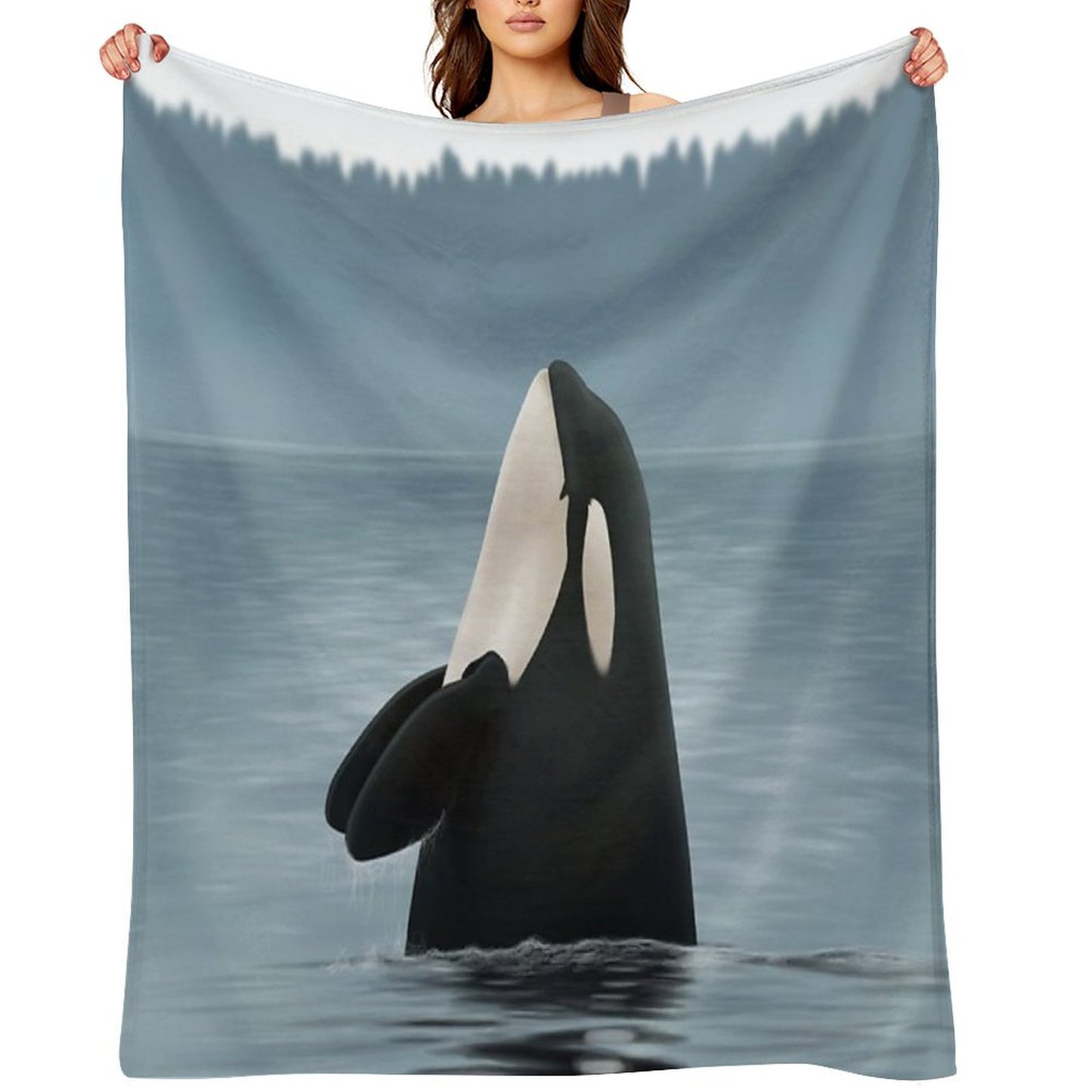 Spyhop Throw Blanket