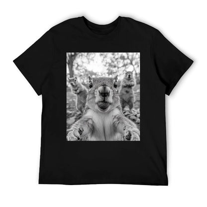 Cute Squirrel Selfie T-Shirt