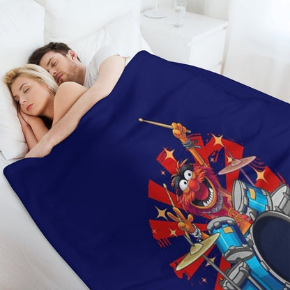 ANIMAL DRUMMER THE MUPPETS SHOW Throw Blanket