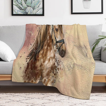 Horses Change Lives Throw Blanket