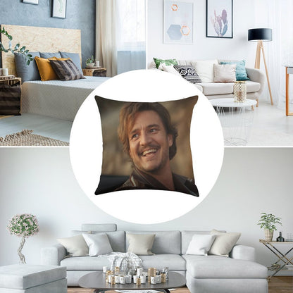 Unhinged Pedro Pascal Linen Throw Pillow Cover