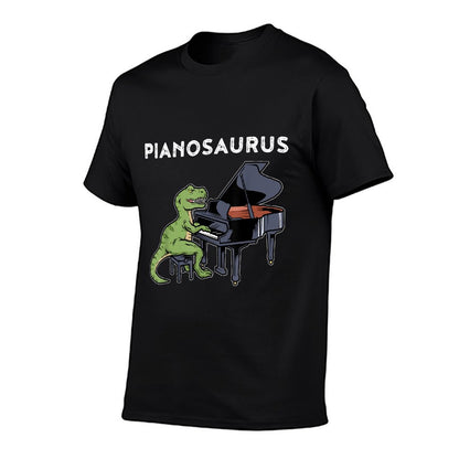 Grand Piano Kids Pianist Gift Dinosaur Music Piano T-Shirt