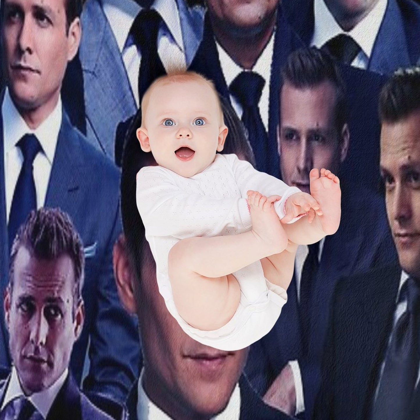 Harvey Specter Suits Collage Tribute Design 2022 Throw Blanket