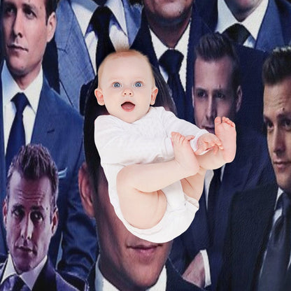 Harvey Specter Suits Collage Tribute Design 2022 Throw Blanket