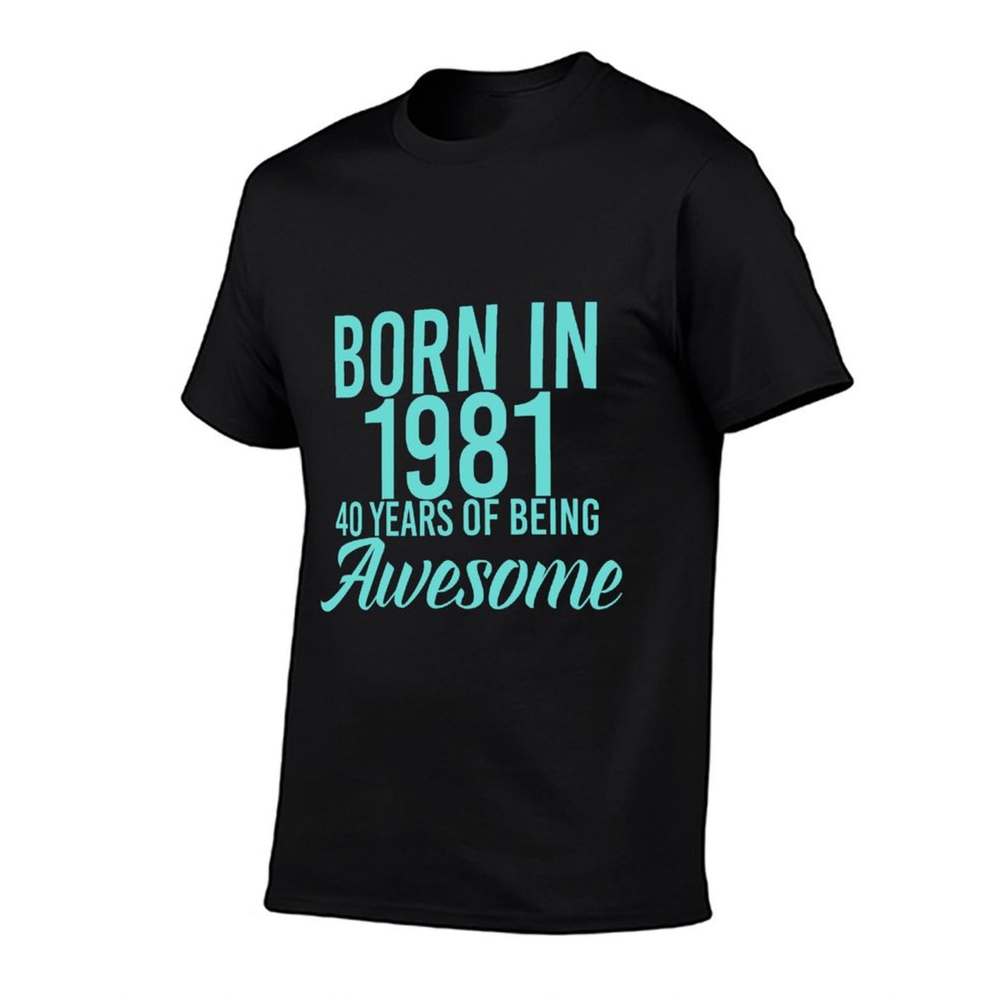 Born In 1981 40th Birthday Gift For Men And Women  Easy-care T-Shirt