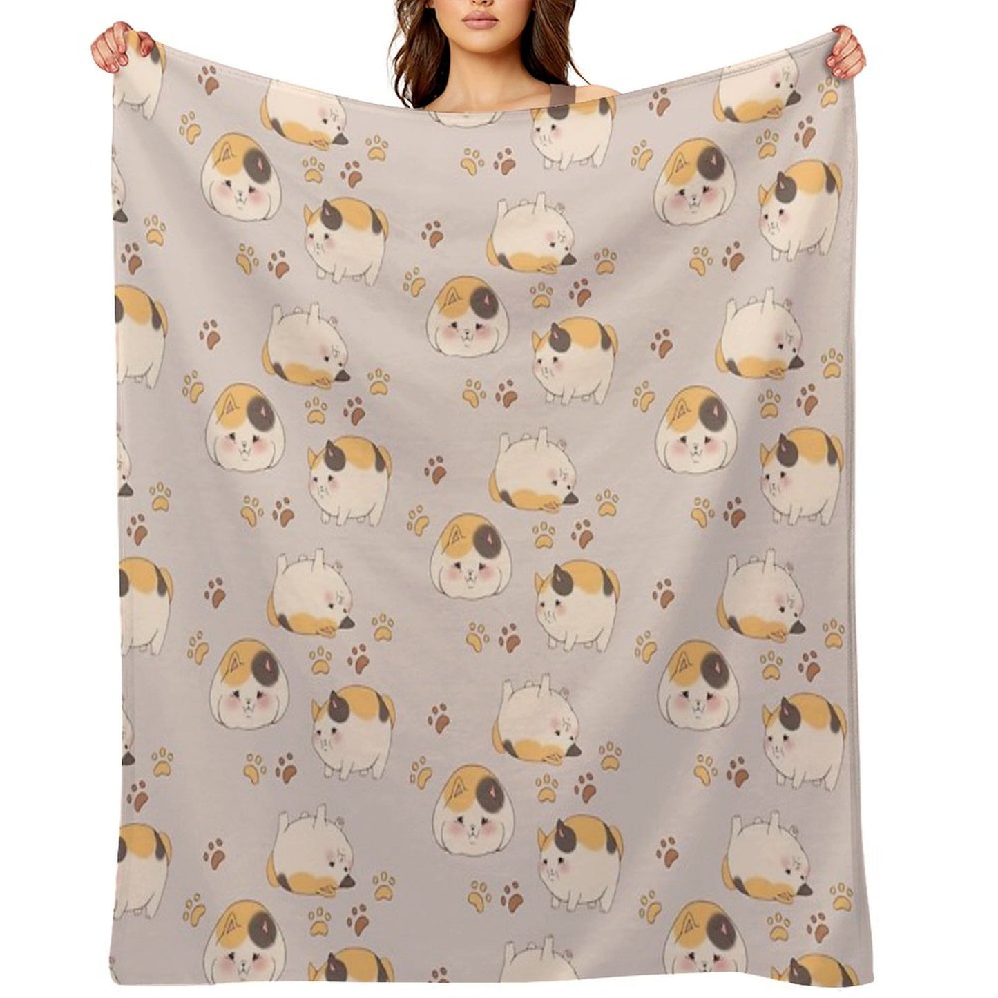 FFXIV - Fat Cats Throw Blanket