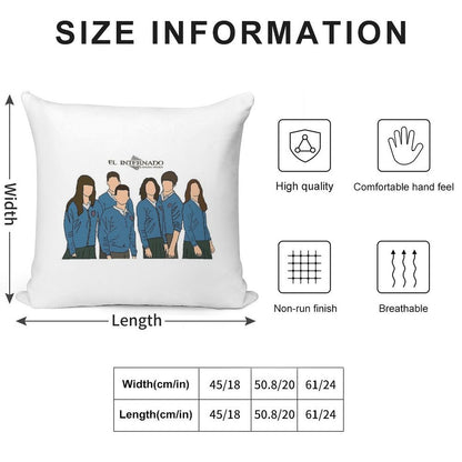 El Internado Soft Durable Construction Throw Pillow