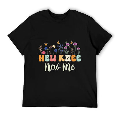 New Knee New Me Funny Knee Replacement Surgery Recovery Joke T-Shirt