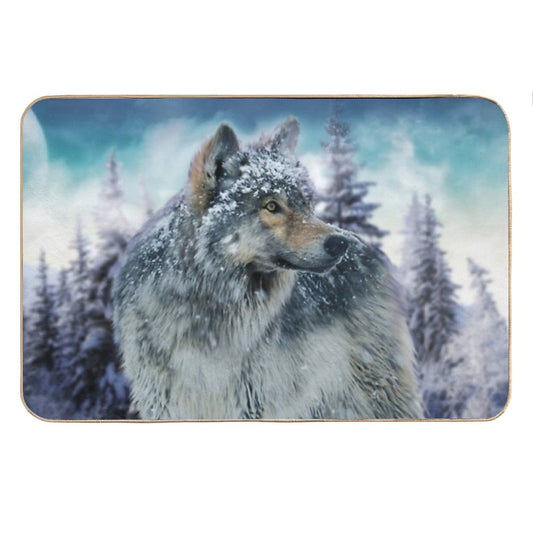 Wolf Bath Mat