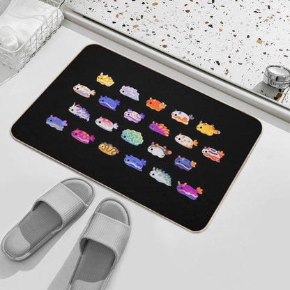 Sea Slug Day Bath Mat