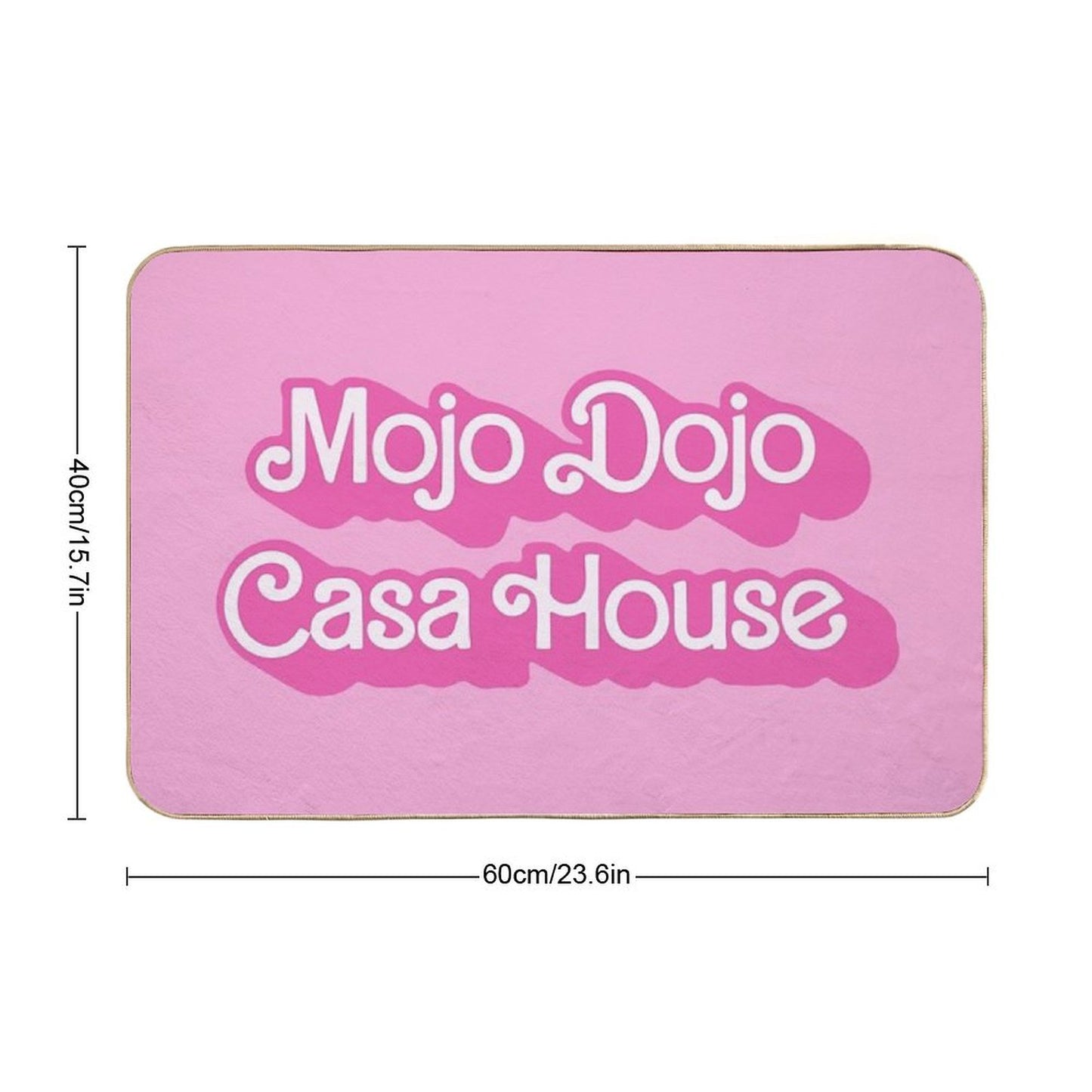 Pink Mojo Dojo Bath Mat