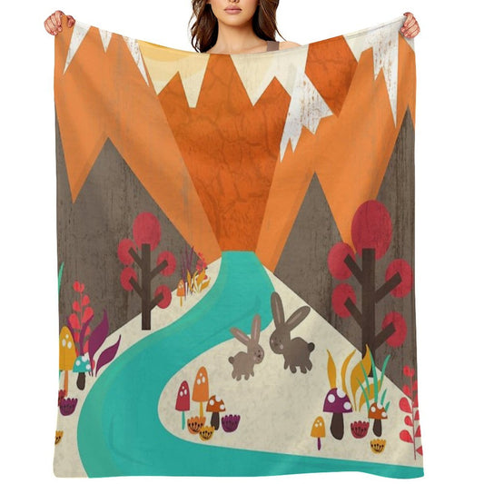 April Throw Blanket