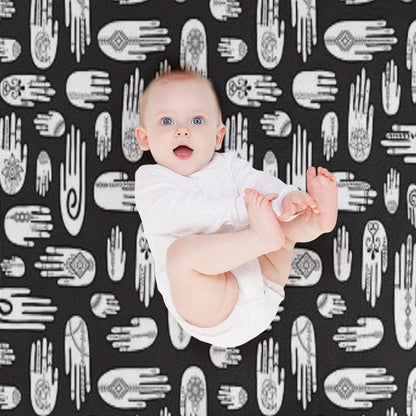 Boho Hands Throw Blanket