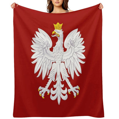 Polish Eagle Throw Blanket