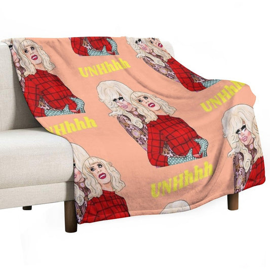 Trixie And Katya Throw Blanket