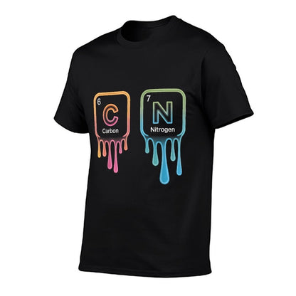 Funny 67 Meme Science Chemistry Nerd Humor Periodic Table  Slim-fit Cut T-Shirt