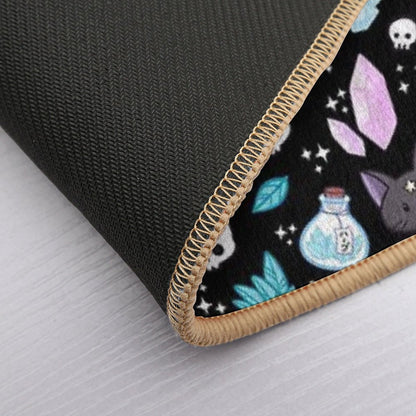Herb Witch  Black  Nikury  Absorbent Bath Mat