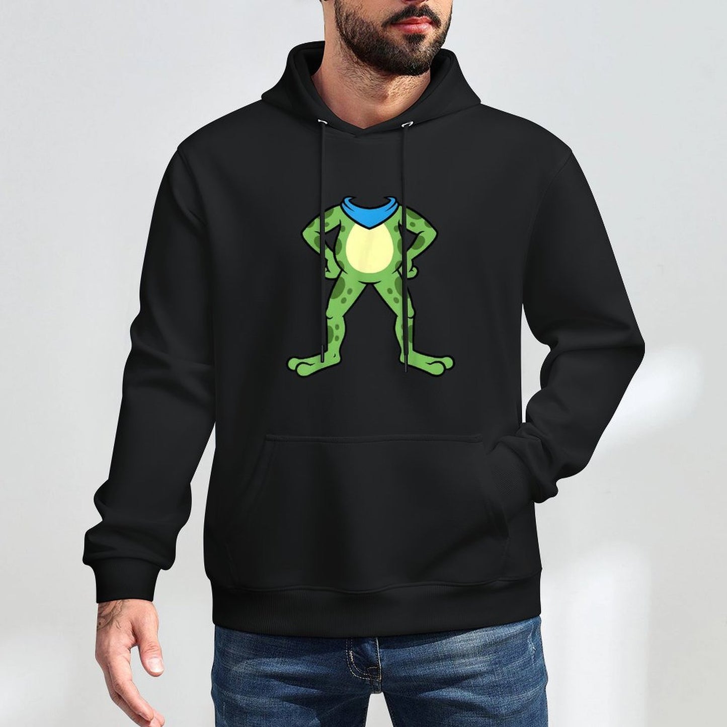 Portland Frog Costume Meme for Men And Women Frog Body Easy Care Hoodie