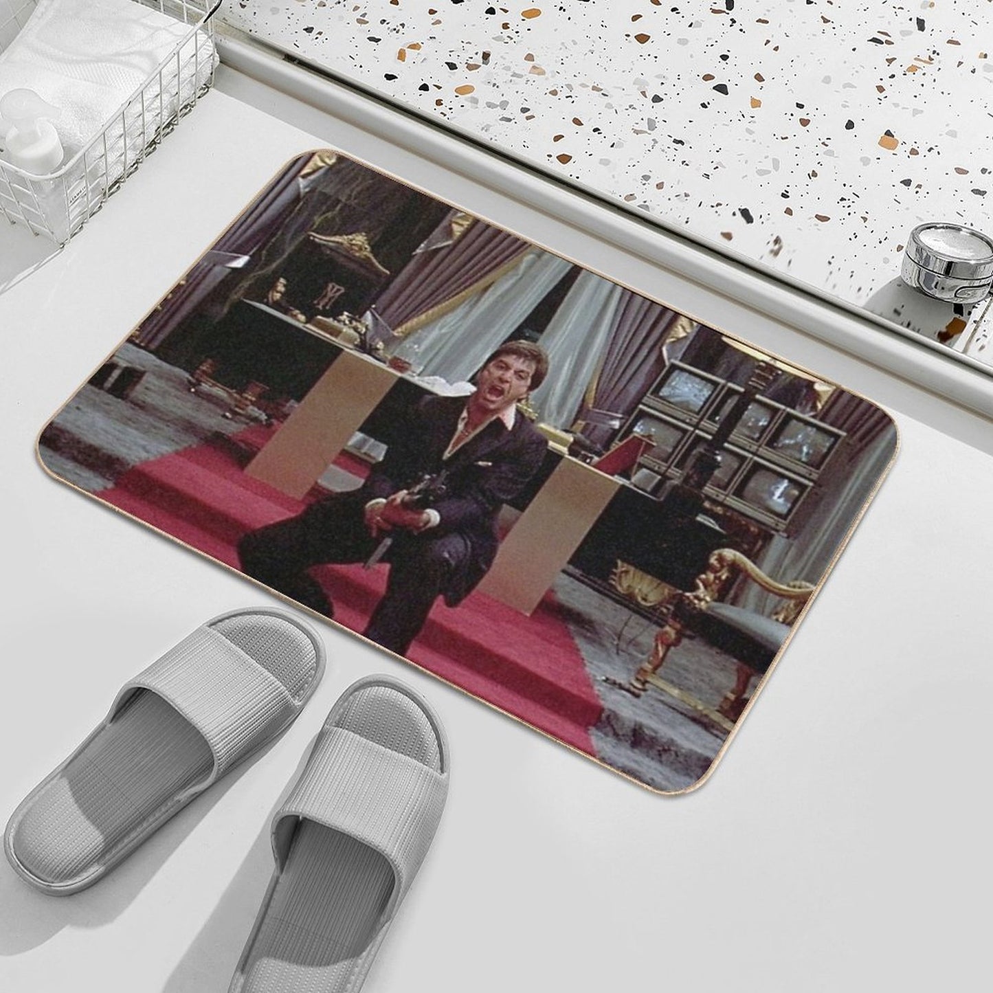 Scarface Little Friend Bath Mat