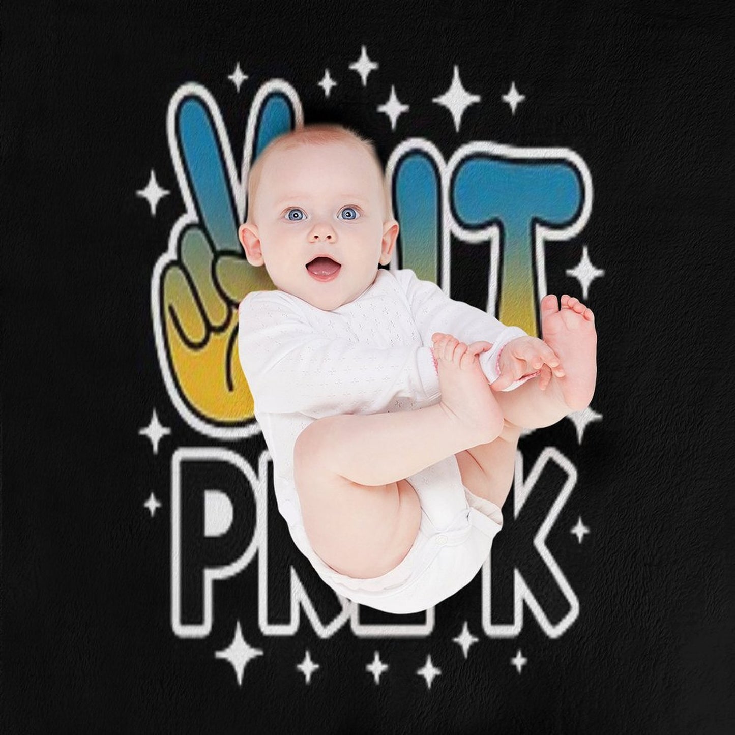 Peace Out Pre-K Tie Dye Last Day of School Teachers Throw Blanket