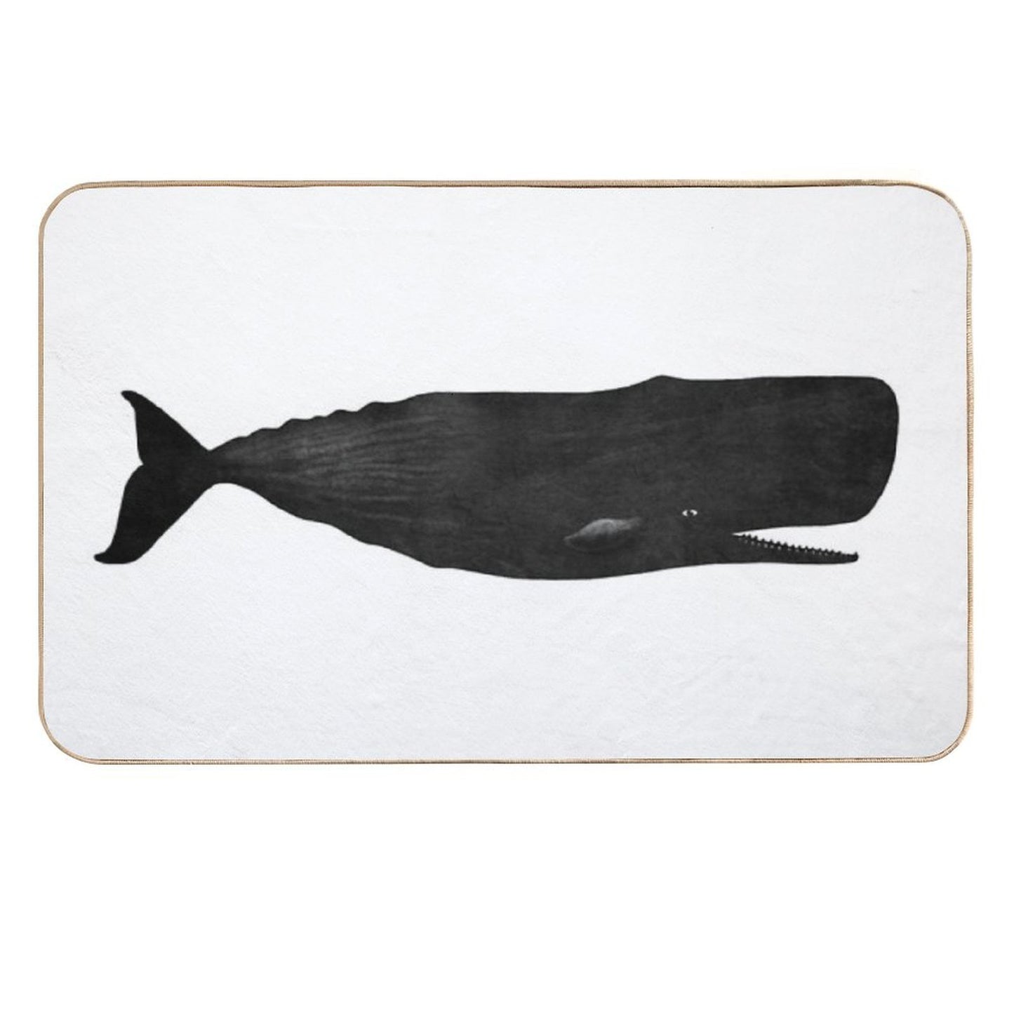 Sperm Whale  Absorbent Bath Mat