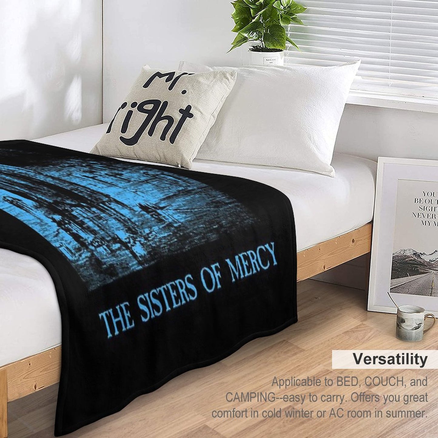 Body And Soul - The Sisters of Mercy Throw Blanket