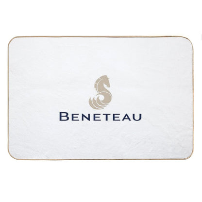 Beneteau Yachts Logo Fishing Bath Mat