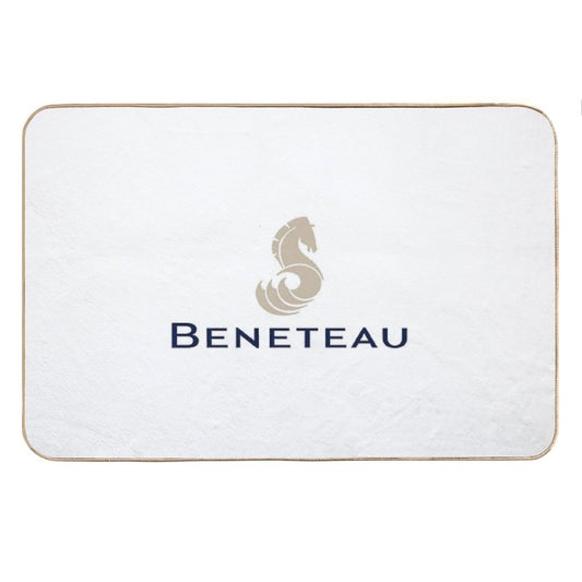 Beneteau Yachts Logo Fishing Bath Mat