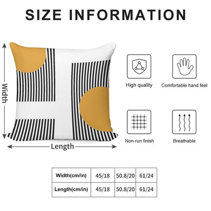 Bauhaus #16 Soft Luxury Feel Throw Pillow