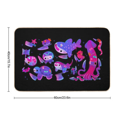 Stabby Marine Life Bath Mat