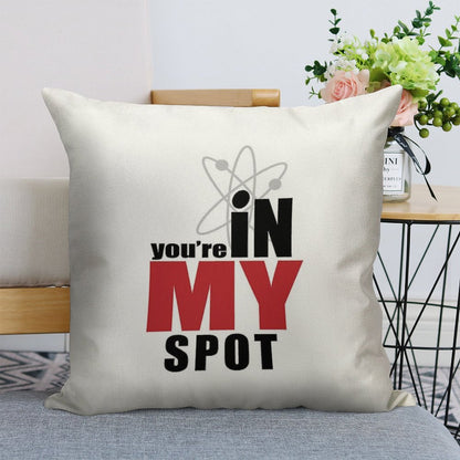 My Spot Linen Throw Pillow Cover