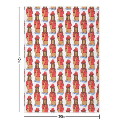 KIM Throw Blanket