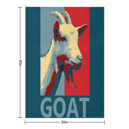 GOAT Throw Blanket