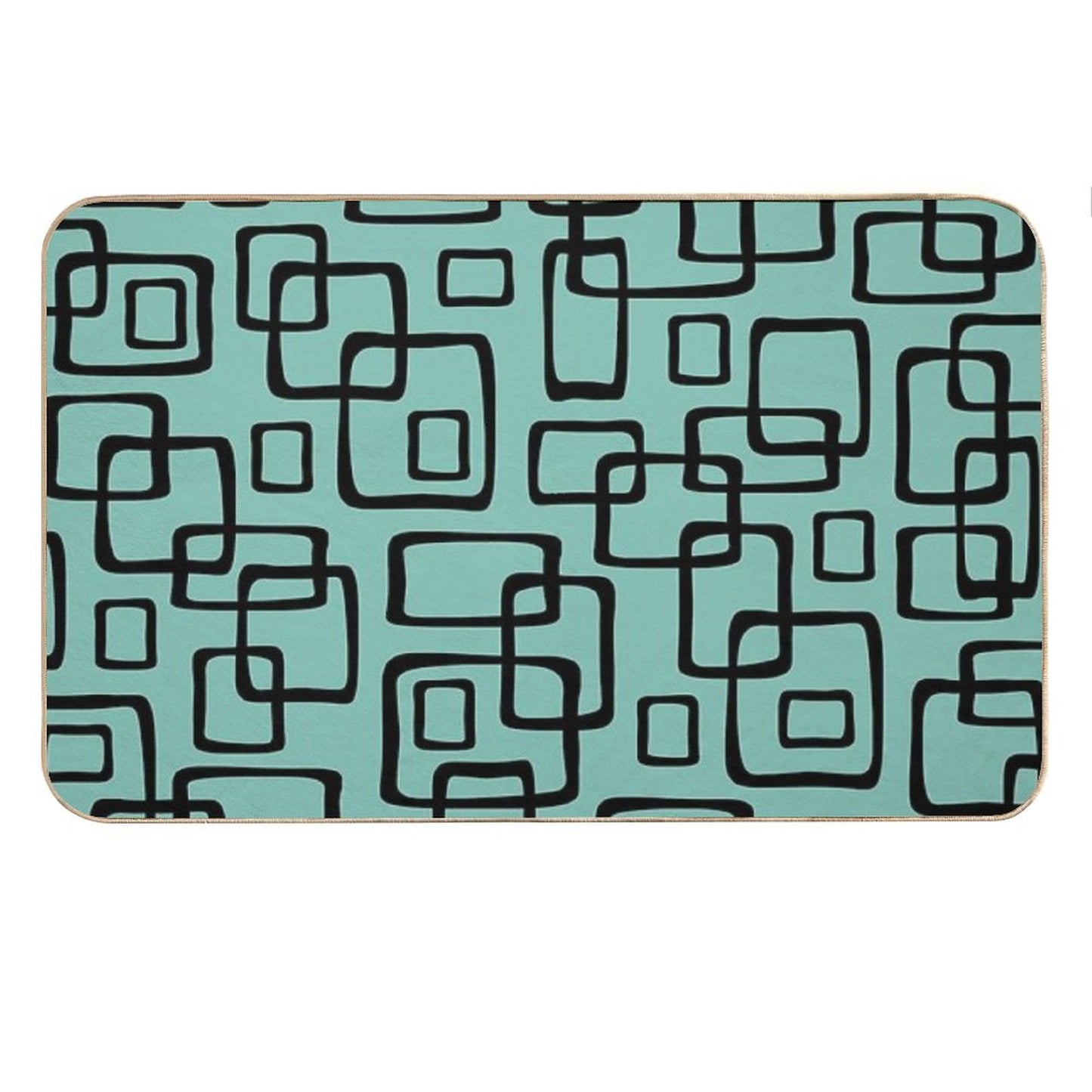 Mid Century Modern Decoration Bath Mat