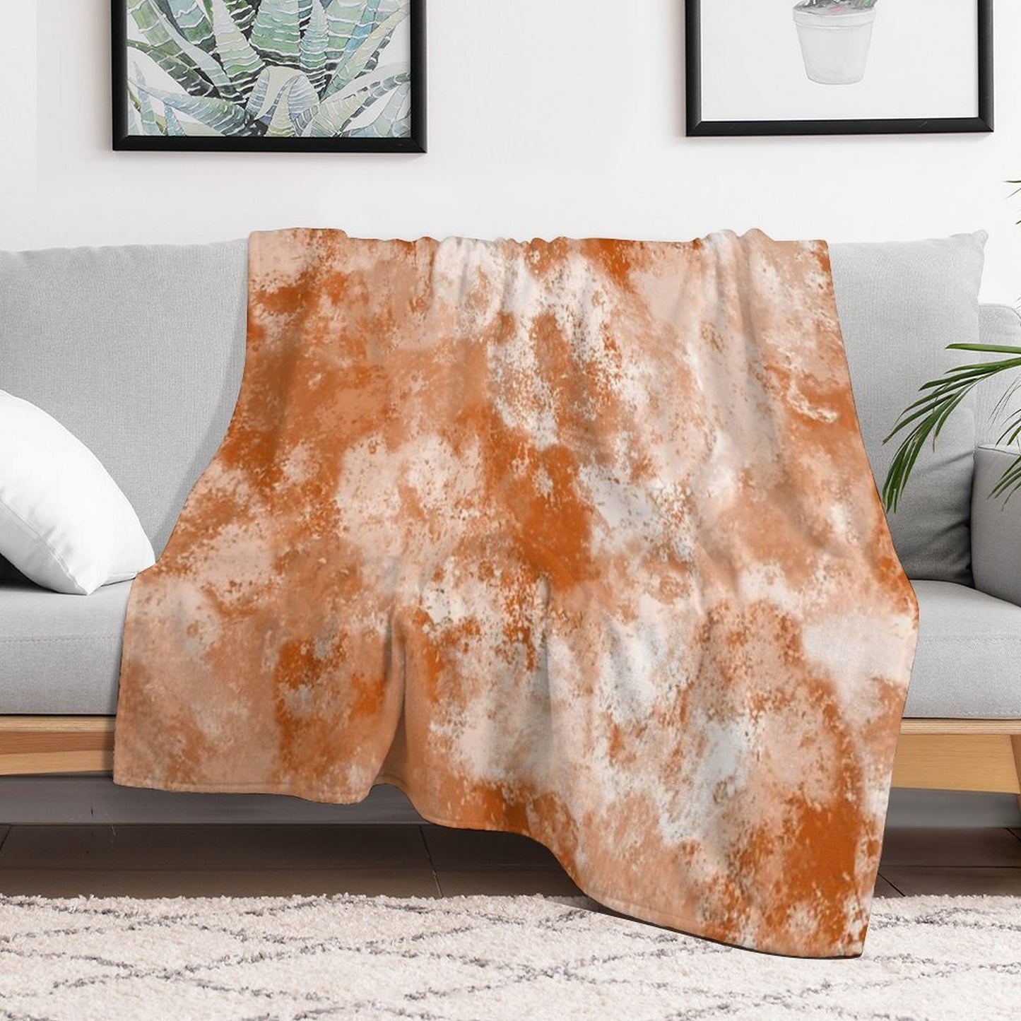 Grunge Texture 13 Throw Blanket