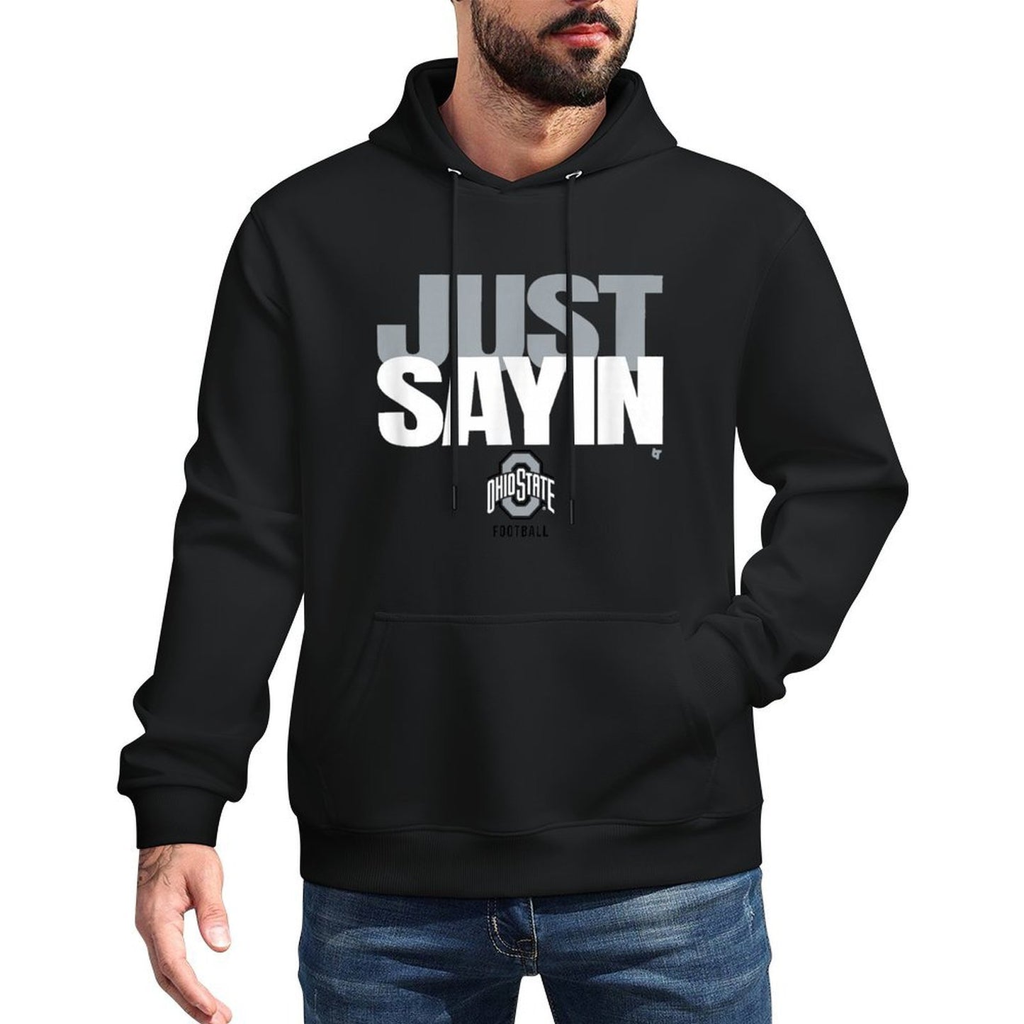 Julian Sayin - Just Sayin (Red) - Ohio State Football Versatile Streetwear Hoodie