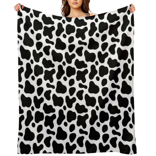 COW PRINT PATTERN Throw Blanket