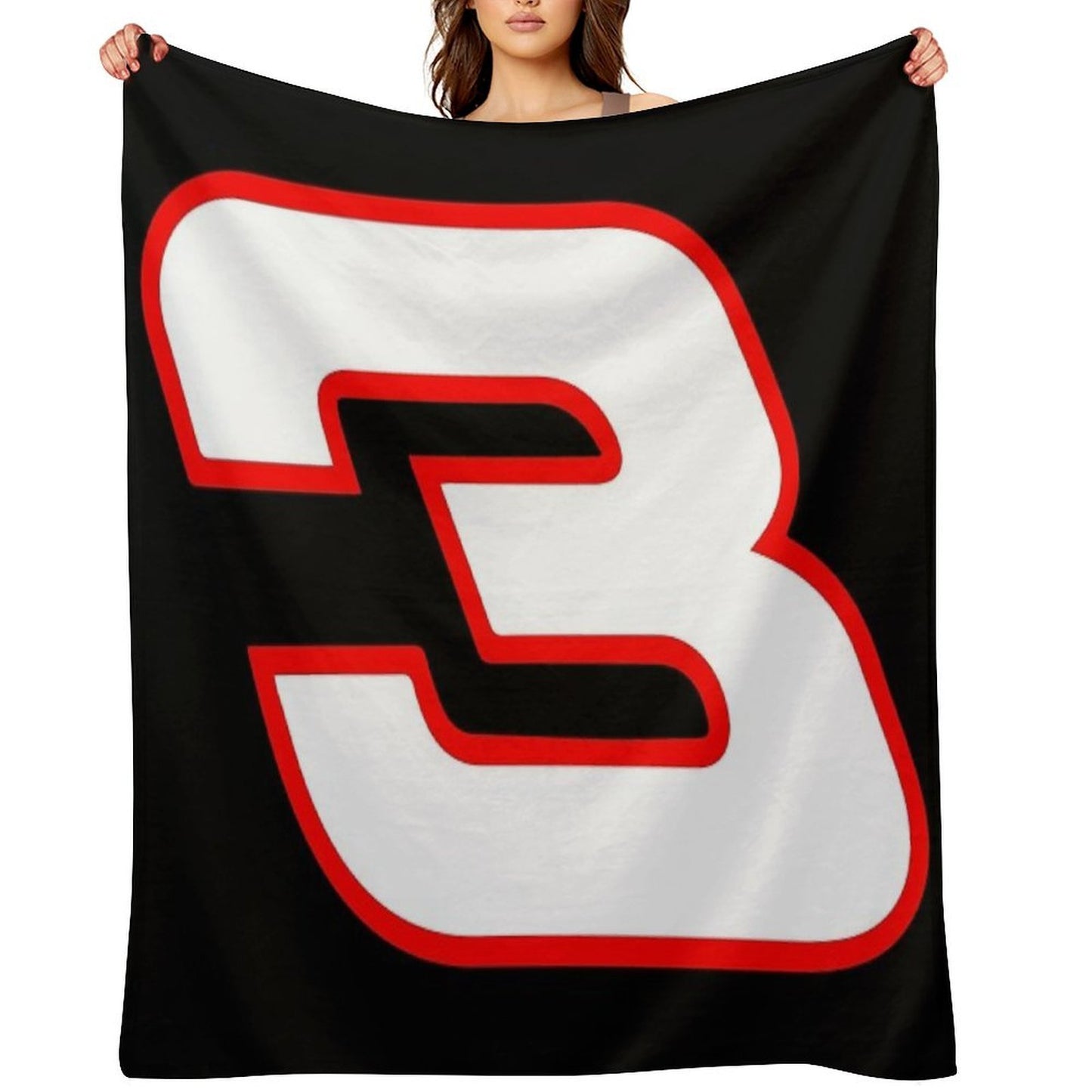 Dale Earnhardt 3 Throw Blanket