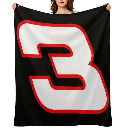 Dale Earnhardt 3 Throw Blanket